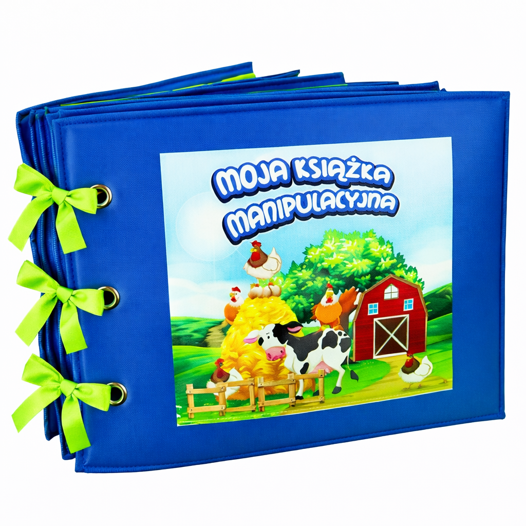 Książka sensoryczna - Moja książka manipulacyjna