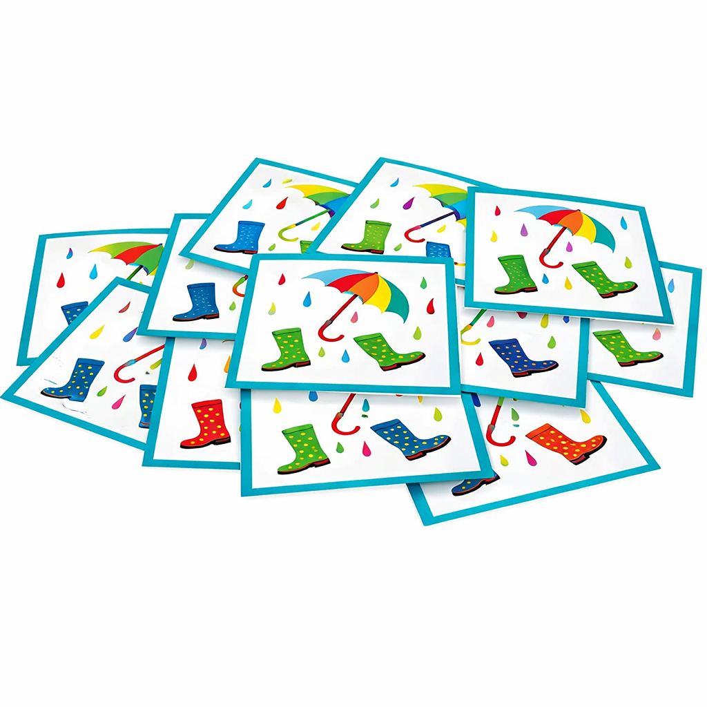 Memo Parki zestaw kart - Jesień - Produkt można dezynfekować. - obrazek 2