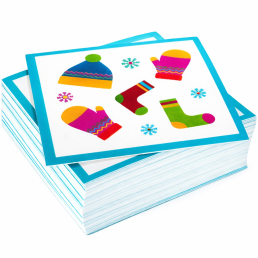 Memo Parki zestaw kart - Zima - Produkt można dezynfekować.