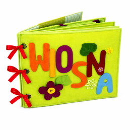 Książka sensoryczna - manipulacyjna Wiosna