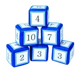 Kości cyferki - Produkt można dezynfekować