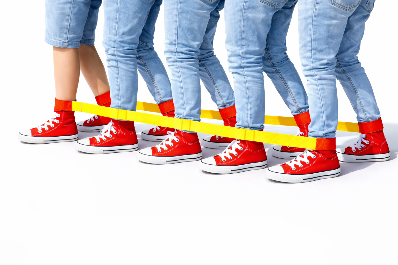 Taśmy integracyjne „Stonoga” – zestaw dla 5 osób